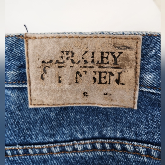 38X32 BERKLEY JENSON Men’s Blue Jeans Cotton - Picture 4 of 4